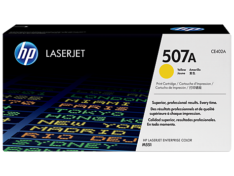 HP 507A Yellow LaserJet Toner (CE402A)