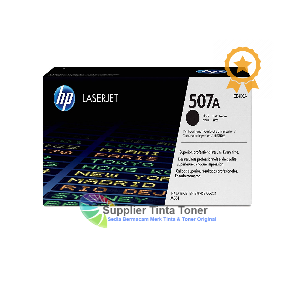 Cool Toner 507A CE400A Toner Cartridge Lot – Black, Cyan, Magenta, Yellow For HP